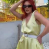 Cruel Airy Satin Dress