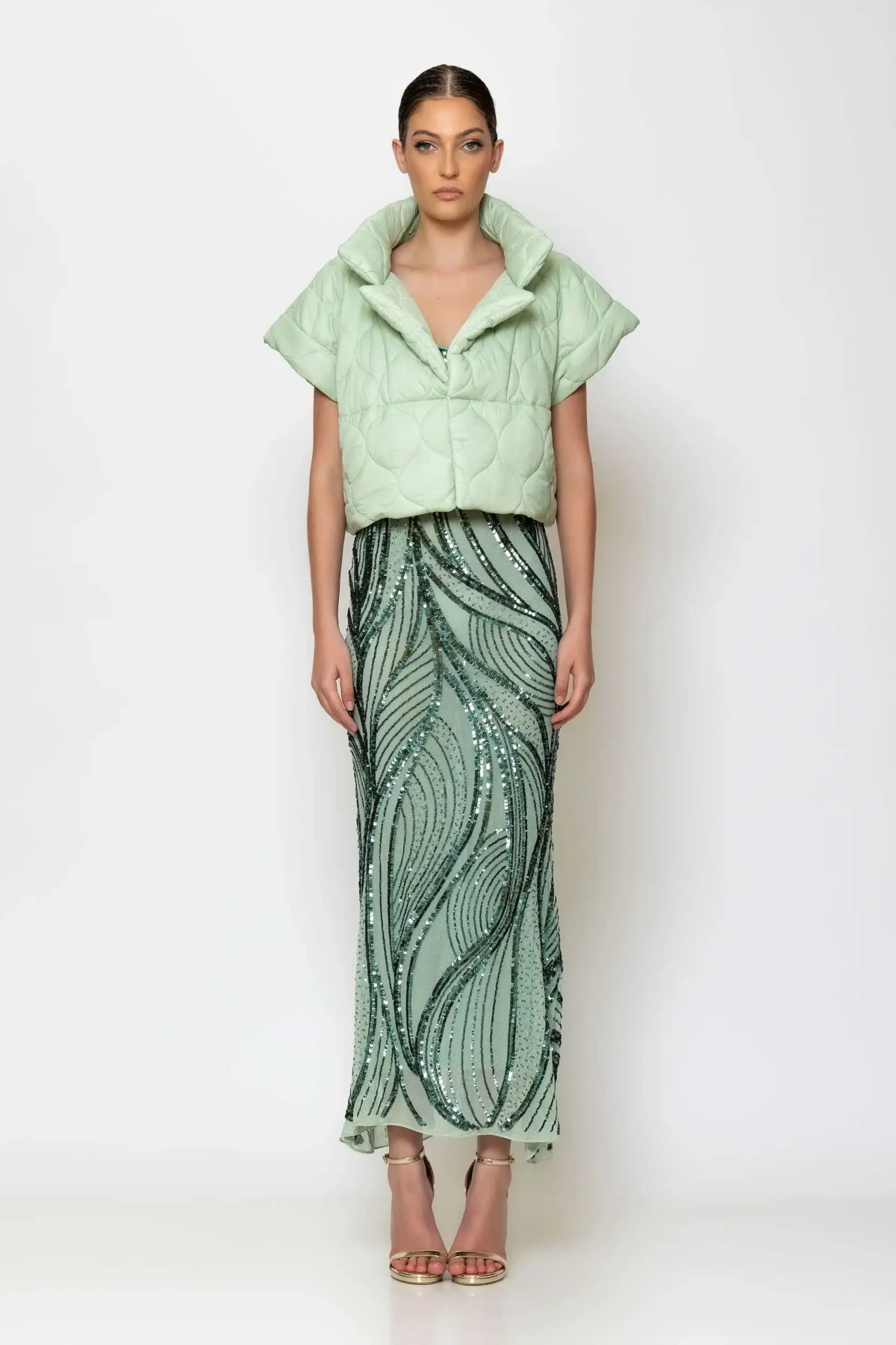 C-throu Sequin Mermaid Dress