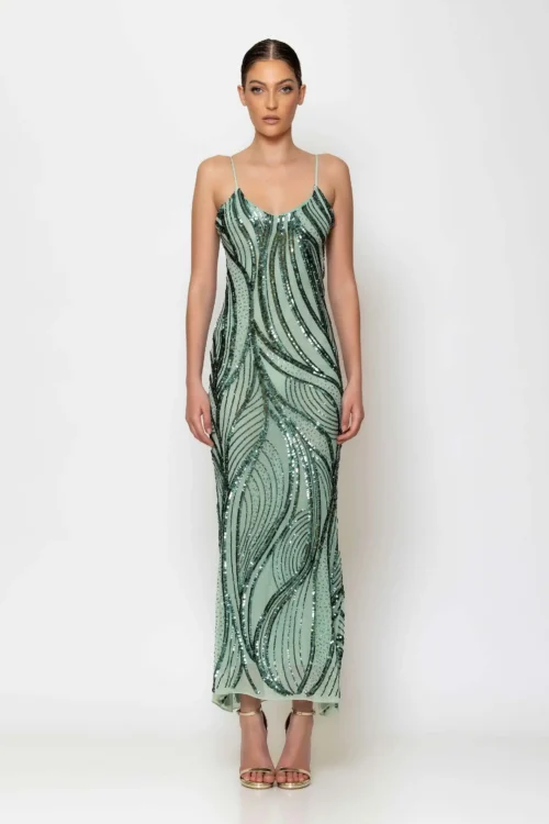 C-throu Sequin Mermaid Dress