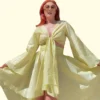 Cruel Asymetric Crinkled Skirt