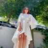 Cruel Asymmetric Satin Skirt