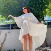 Cruel Asymmetric Satin Skirt