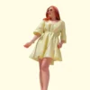 Cruel Crinkled Mini Dress