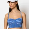 Less Sonder Feeling Crop Bustier Top
