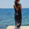 Naiba Back Slits Dress