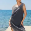 Naiba Back Slits Dress