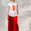 Naiba Side Slit Blouse