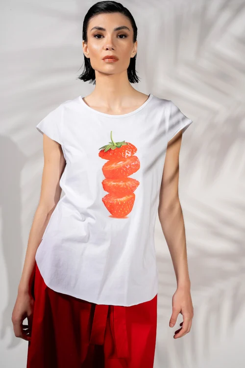 Naiba Side Slit Blouse