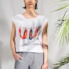 Naiba Sleeveless Short Top