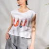 Naiba Sleeveless Short Top