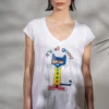 Naiba V Neck Blouse