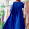 C-throu Long Satin Dress