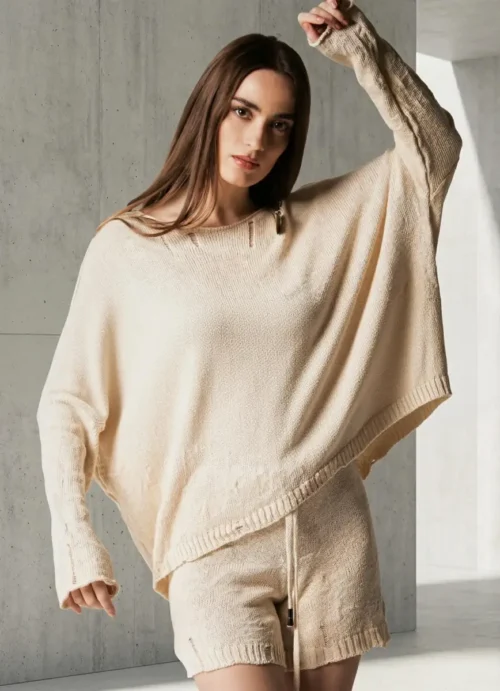 Antidote Knitwear Knitted Blouse Off White