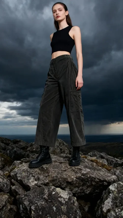 Ozai N Ku Loose Cropped Pants