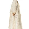C-throu Ecru Puffer Coat