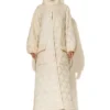 C-throu Ecru Puffer Coat