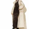 C-throu Ecru Puffer Coat