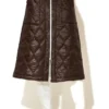 C-throu Puffer Skirt With Front Zipper