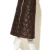 C-throu Puffer Skirt With Front Zipper