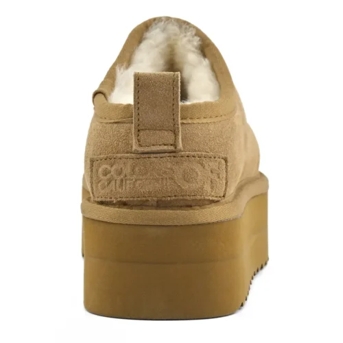 Colors Of California Suede Sheepskin Sabot