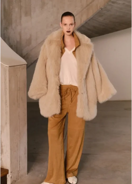 Lumina Faux Fur Overcoat