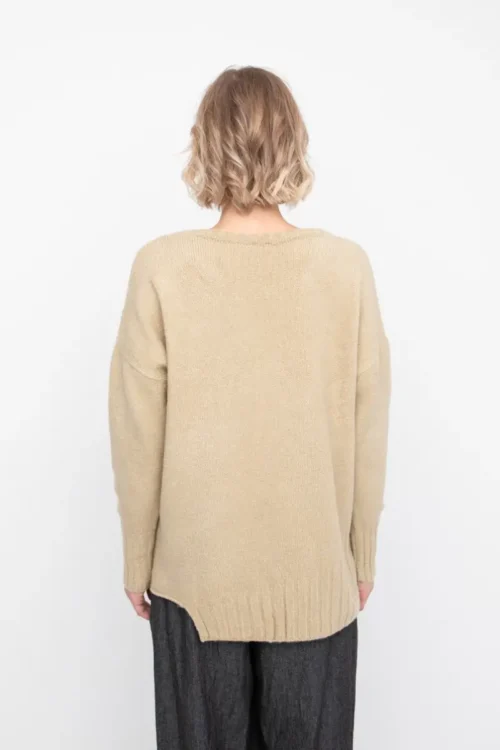 Ozai N Ku Knitted Asymmetric Blouse