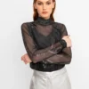 Ozai N Ku Turtleneck Blouse