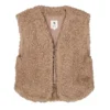 We Are Garcia Taupe Teddy Vest