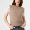 We Are Garcia Taupe Vest