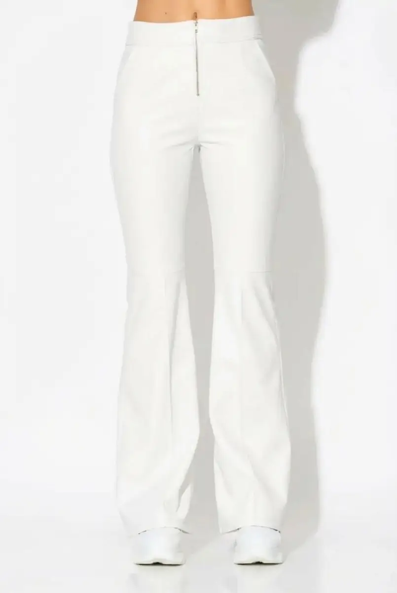 C-throu High Waisted Leatherette Pants