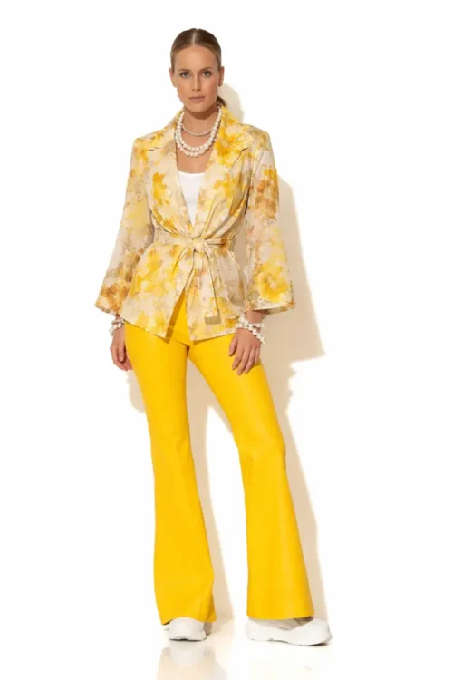 C-throu High Waisted Leatherette Pants