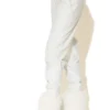 C-throu Leatherette Cargo Pants