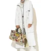 C-throu Oversized Leatherette Parka