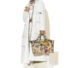 C-throu Oversized Leatherette Parka