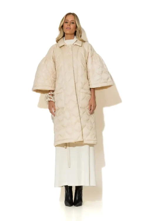 C-throu Puffer Midi Coat