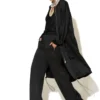 C-throu Satin Trench Coat