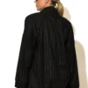 C-throu Striped Bomber Jacket