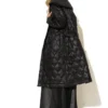 Gold Glow Long Puffer Coat