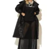Gold Glow Long Puffer Coat