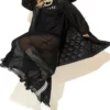Gold Glow Long Puffer Coat