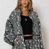 Less Sonder Feeling Illustration Logo Cardigan