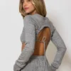 Less Sonder Feeling Knitted Crop Top