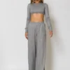 Less Sonder Feeling Wide Knitted Pants