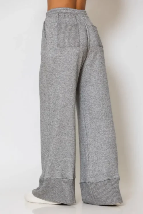 Less Sonder Feeling Wide Knitted Pants