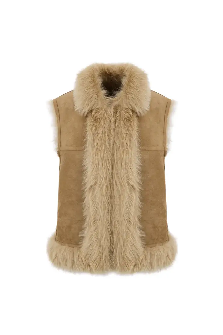 Urbancode London Reversible Faux Fur Gilet