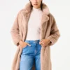 We Are Garcia Brown Fluffy Coat