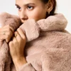 We Are Garcia Brown Fluffy Coat