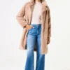 We Are Garcia Brown Fluffy Coat
