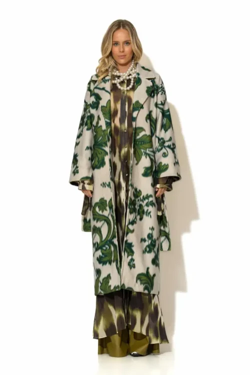 C-throu Printed Long Coat