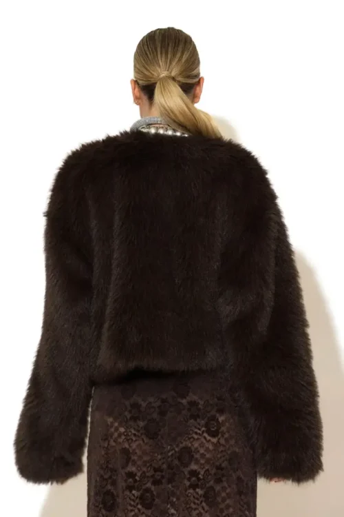 C-throu Short Faux Fur
